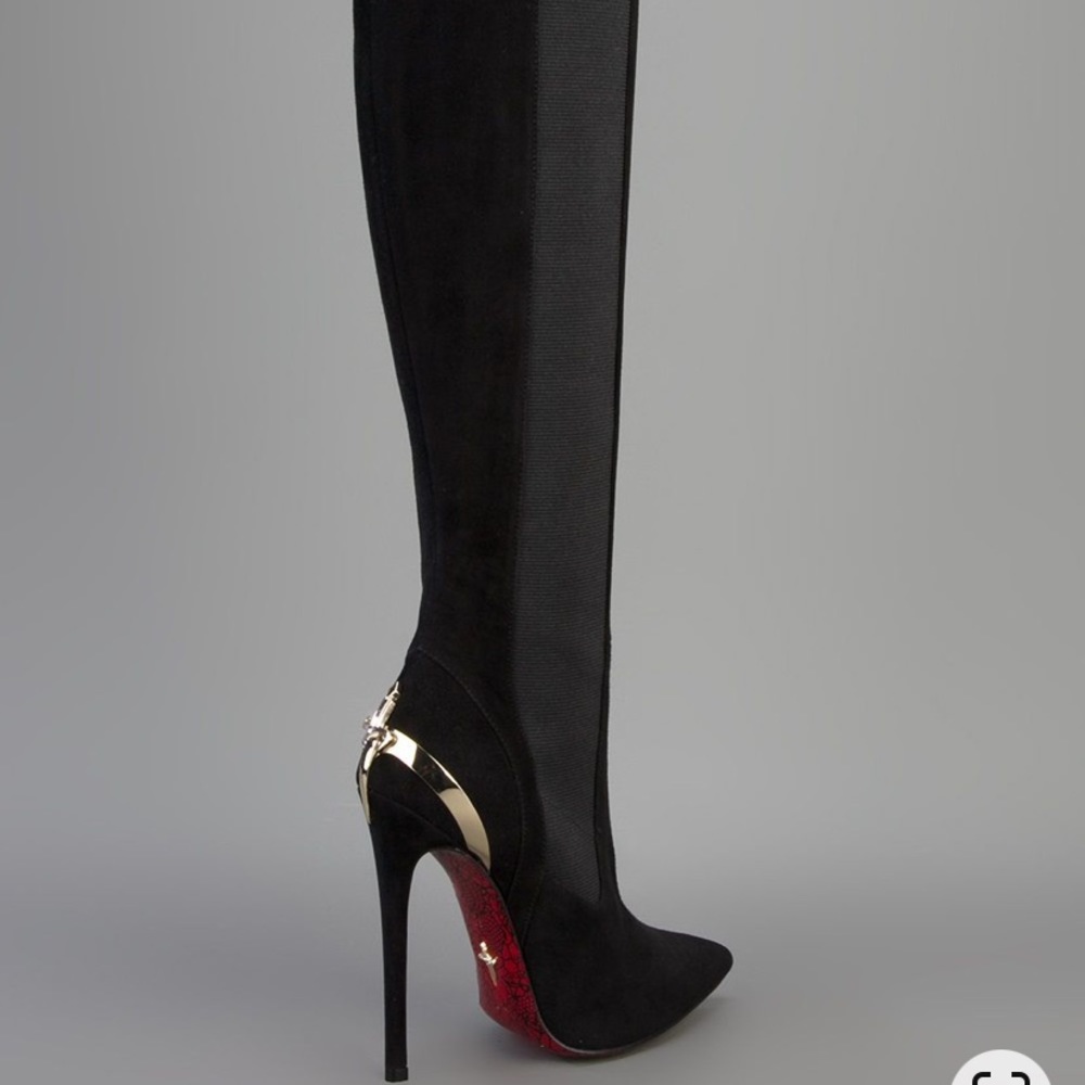 Cesare Paciotti danger heel boots